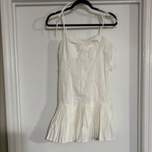Elegant White Mini Dress